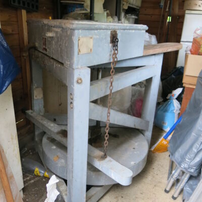 Leach Pottery kick wheel